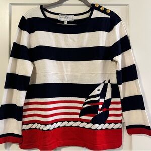 St John Sport by Marie Gray sail boat top Size M